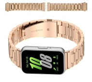 Bizon ze stali nierdzewnej Aura do Galaxy Fit 3 Różowo-złoty
