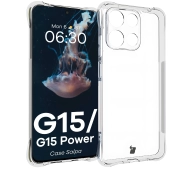 Bizon Elastyczne Salpa do Motorola Moto G15 / G15 Power Przezroczysty