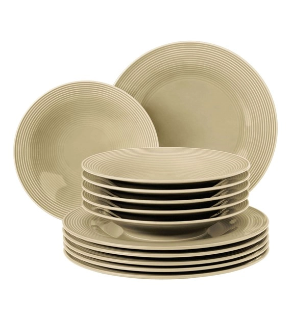 Seltmann Beat Color Glaze 12 elementów Piaskowy