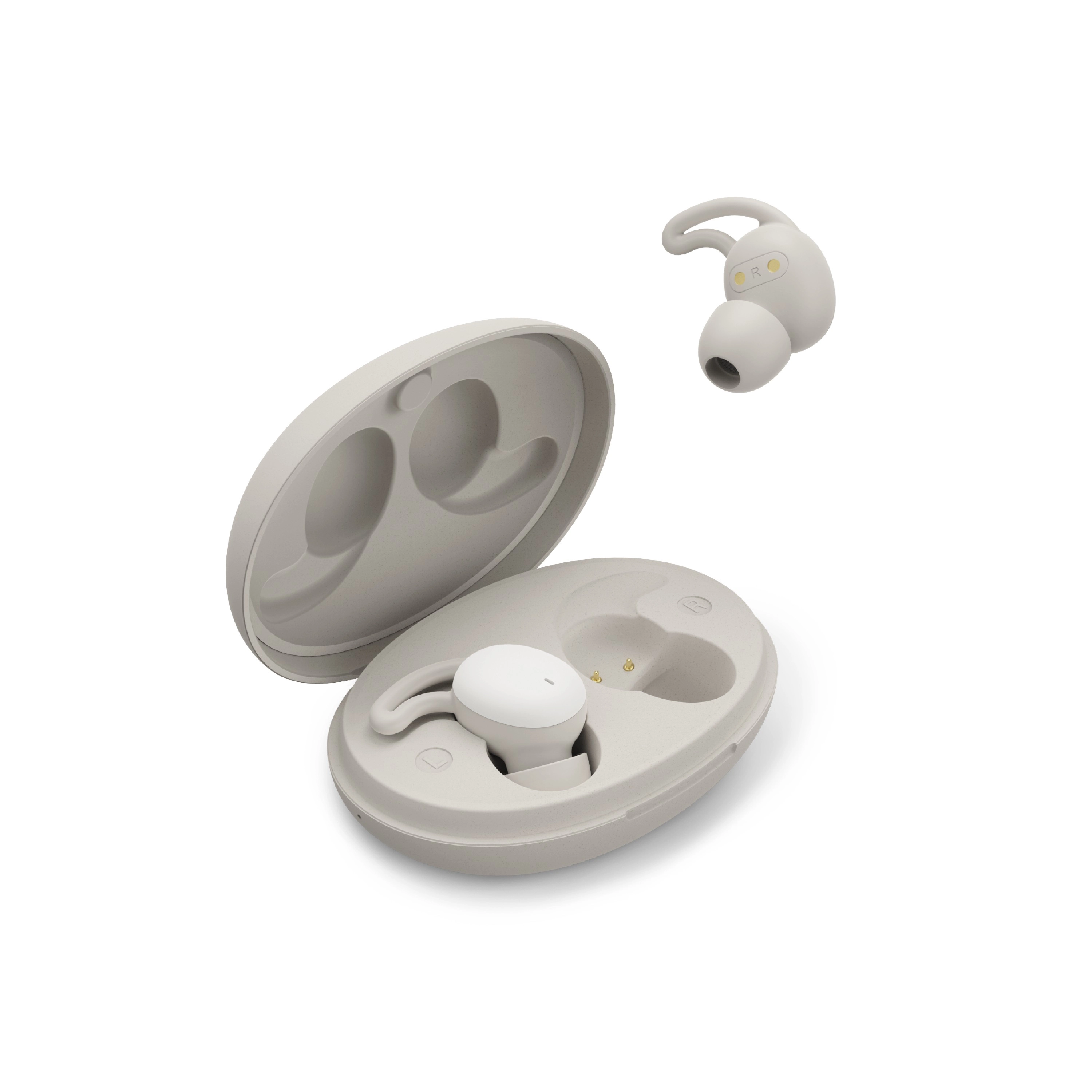Hama Spirit Calm Do Snu  Dokanałowe Bluetooth 5.3 Beżowy