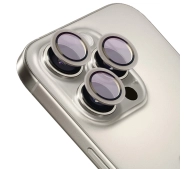 Bizon na aparat z aplikatorem Snap Lens do iPhone 16 Pro/16 Pro Max szara ramka