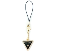 Guess Triangle Diamond Charm with Rhinestones Złoty