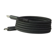 AUDI AU-CB01CTC-GT/D1-BK USB-C do USB-C 2.0 Charge & Sync Cable 20V 3A 60W  1,2m Czarny