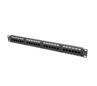 Lanberg PPU6-1024-B 24 PORT 1U 19" KAT.6 UTP Czarny