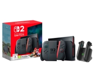 Nintendo Switch 2 Joy-Con Czarny + Mario Kart World + Ładowarka Venom VS4932