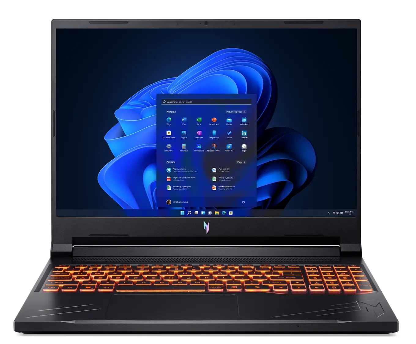 Acer Nitro V 16 ANV16-41 16" 165Hz R5 8645HS 16GB RAM 512GB Dysk SSD RTX3050 Win11 Czarny Funkcje AI