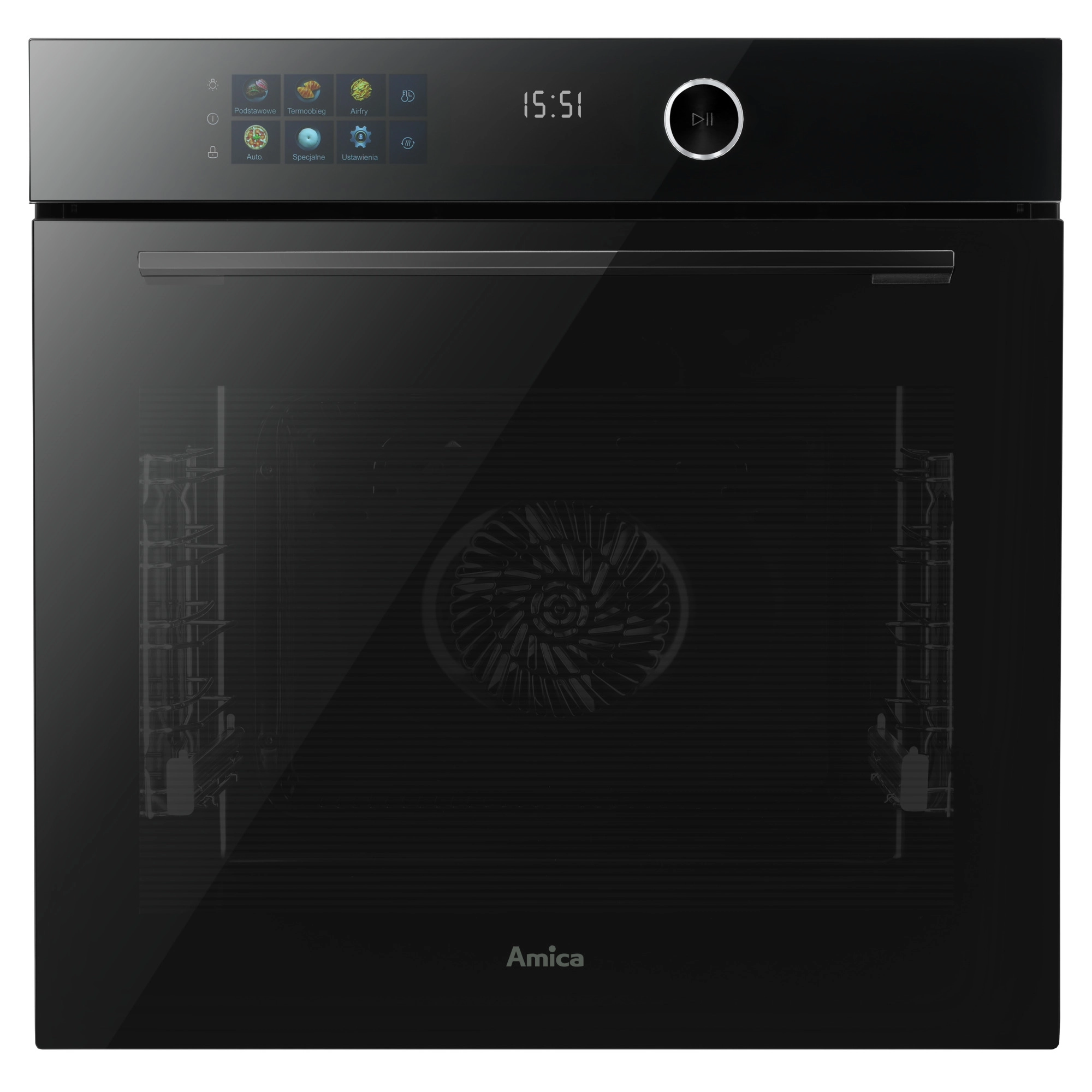 Amica ED77639BA++ S-Type Termoobieg Czarny