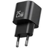 USAMS JC Series CC289 25W GaN Mini USB-C Czarny