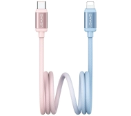 USAMS Bicolor Series PD 30W USB-C do Lightning 1,2m Niebiesko-różowy