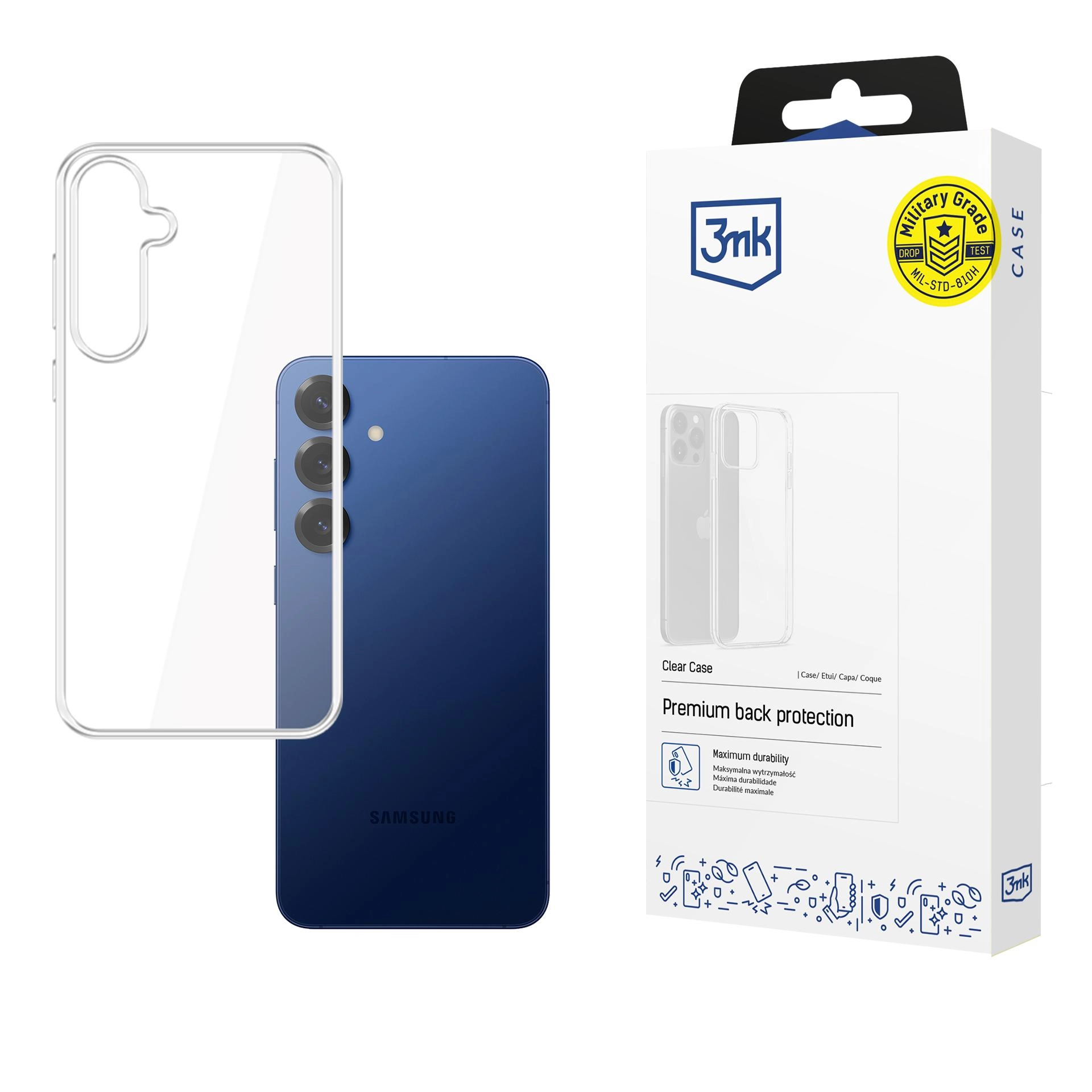 3mk Clear Case do Galaxy S25 FE