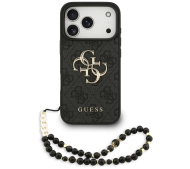 Guess 4G Strap 4G Classic Logo do iPhone 17 Pro czarny