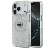 Karl Lagerfeld IML Karl Head Logo MagSafe do iPhone 17 Pro Szary