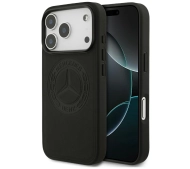 Mercedes-Benz Leather Vintage Logo MagSafe do iPhone 17 Pro czarny