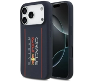 Red Bull Racing Silicone Oversize Vertical Logo MagSafe do iPhone 17 Pro Granatowy