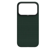 Yaxo Aramid Fiber Ultra Slim Case MagSafe iPhone 17 Pro Max Ciemnozielony