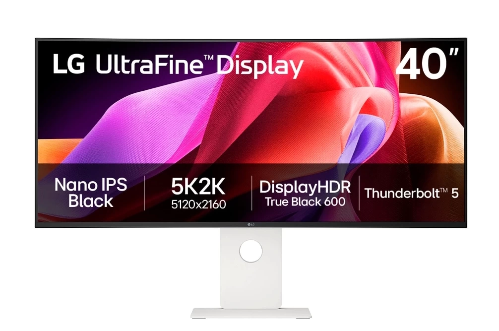 LG UltraFine 40U990A-W 40" 5K2K Nano IPS Black 120Hz 5ms Zakrzywiony Profesjonalny