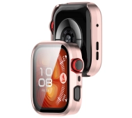 Bizon ze szkłem do Huawei Watch Fit 4 Pro satynowo różowy
