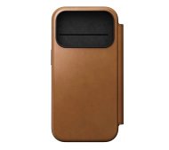 Nomad Modern Leather Folio do iPhone 17 Pro Jasnobrązowe