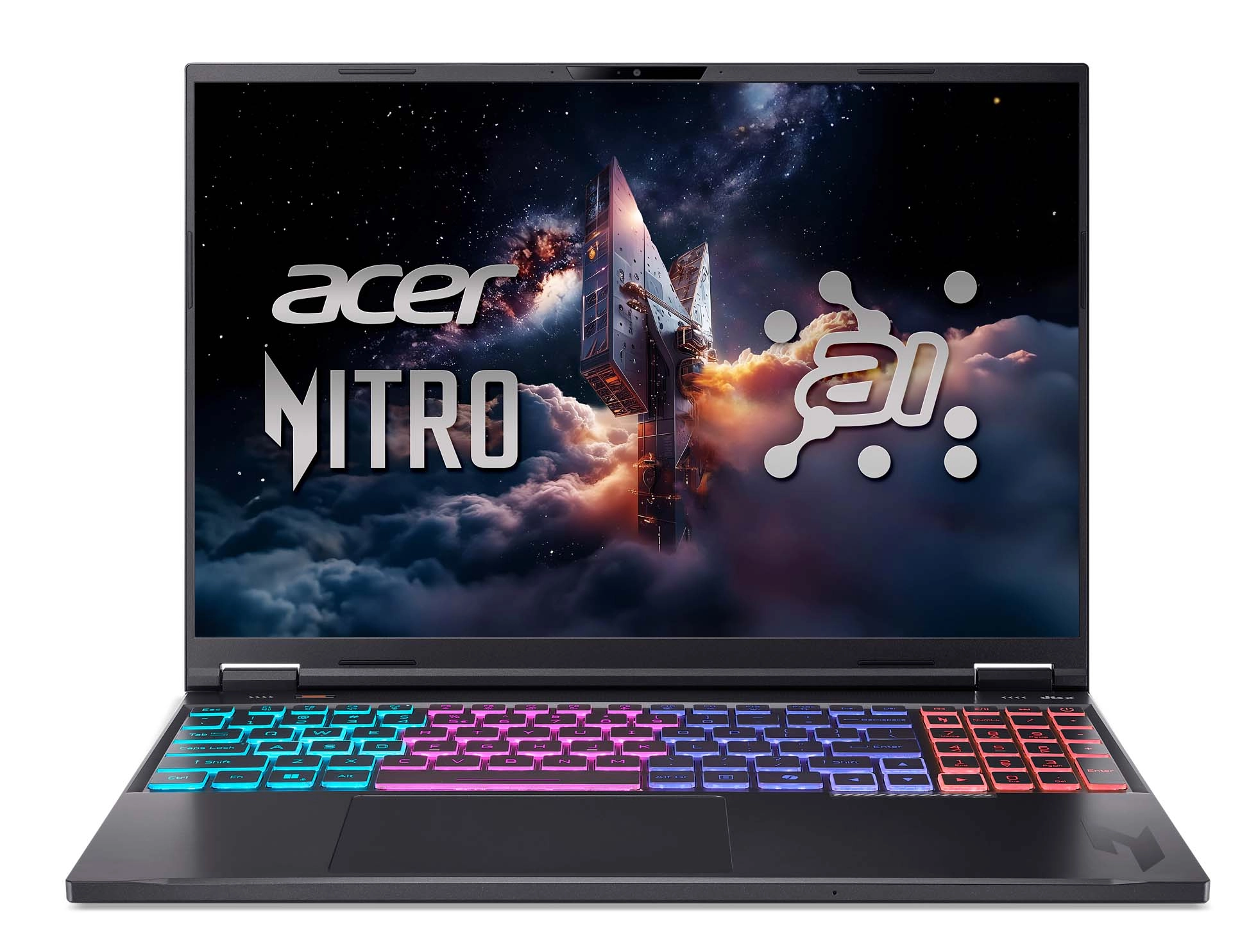 Acer Nitro 16 AI AN16-61 16" 180Hz Ryzen AI 9 365 32GB RAM 1TB Dysk SSD RTX5070Ti DLSS4 Win11 Czarny Funkcje AI