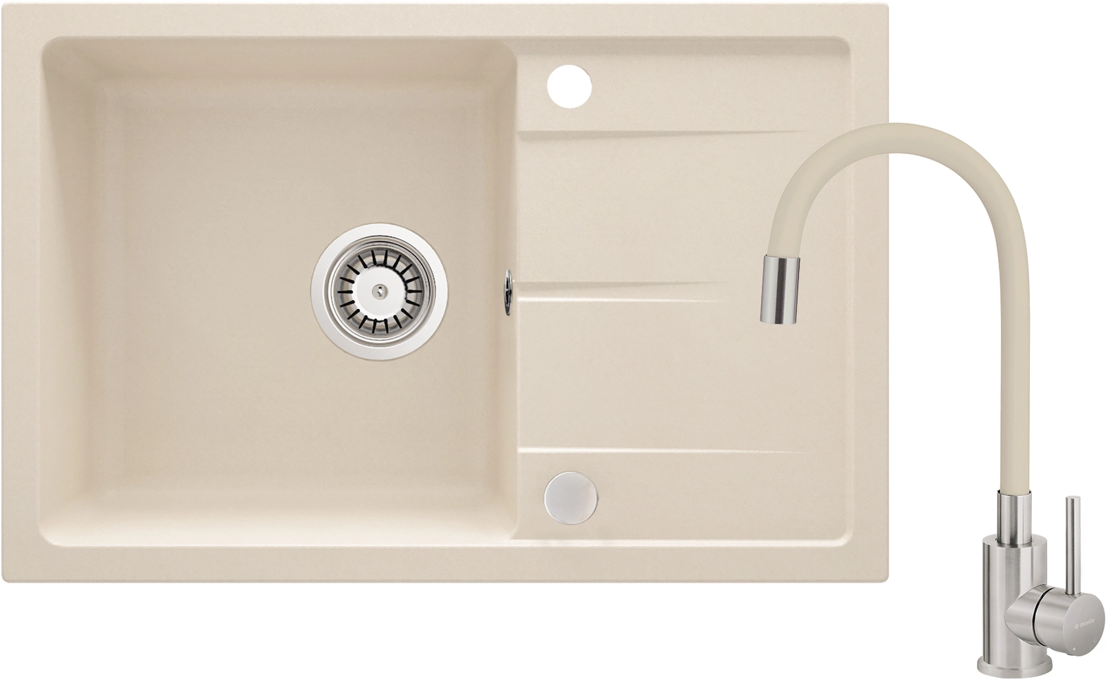 Deante ZRD5113 Beżowy + bateria BOC5720 Beżowy