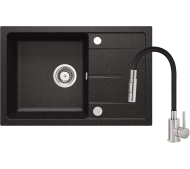 Deante ZRD2113 Granitowy + bateria BOCB740 Granitowy