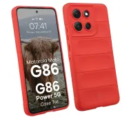 Bizon Pancerne Tur do Motorola Moto G86 5G/G86 Power 5G Czerwony