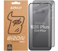 Bizon prywatyzujące pełne Edge Shadow Duo do Samsung Galaxy S25 Plus / S24 Plus