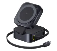 Baseus PicoGo 2w1 Qi2 67W Czarny