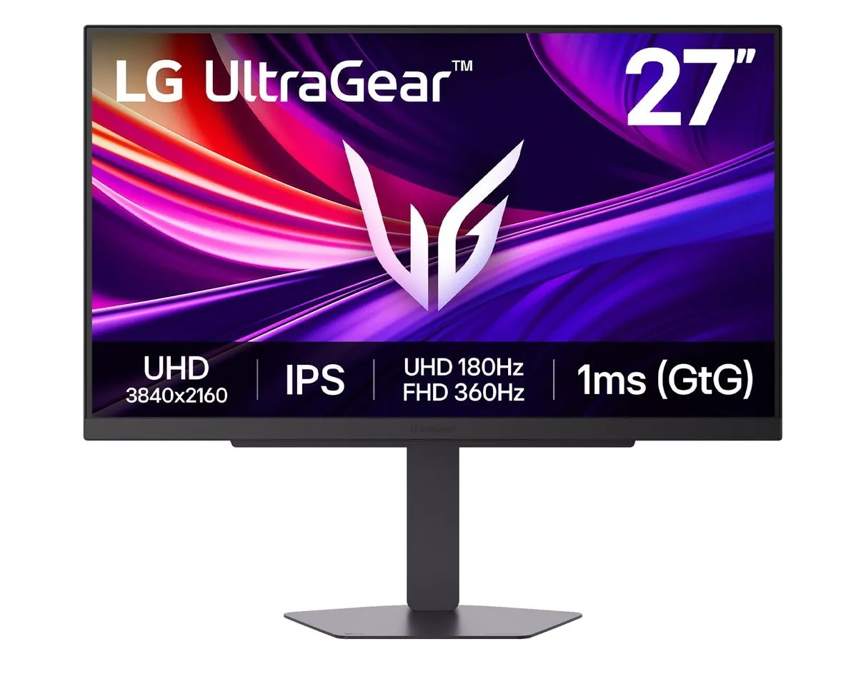 LG UltraGear 27G810A-B 27" 4K IPS Dual Mode 180Hz/360Hz 1ms Gamingowy