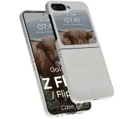 Bizon Tur do Samsung Galaxy Z Flip7 FE / Samsung Galaxy Z Flip6 Jasnoszary
