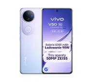 vivo V50 12/512GB 6,77" 120Hz 50Mpix Jasnofioetowy