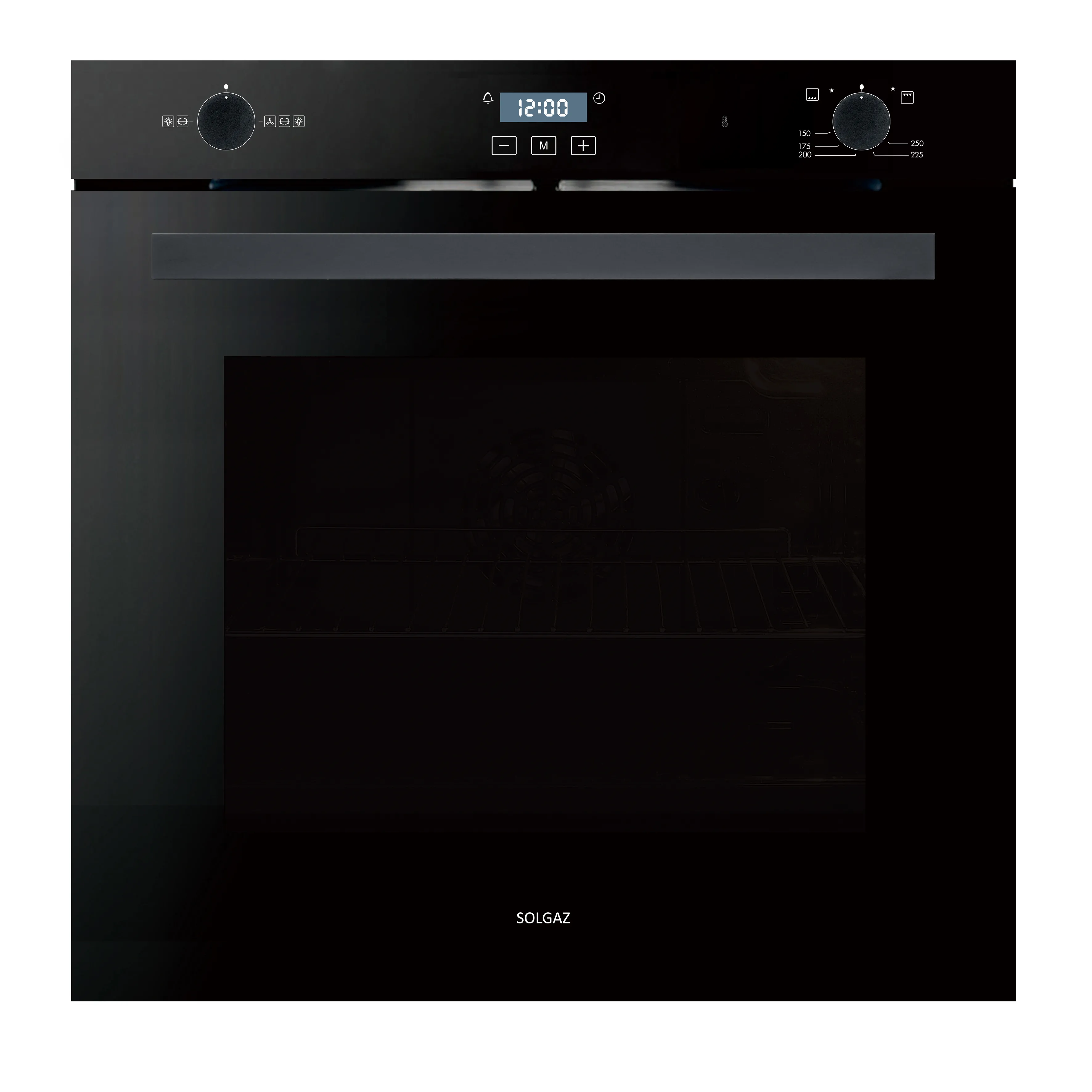 Solgaz SPG-90 LPG37 Termoobieg Grill Czarny