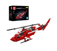 Mould King 24022 Sparrow Helicopter Zestaw klocków z 266 elementów
