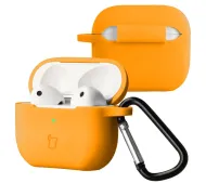 Bizon Case Headphone Silicone do AirPods 3 Pomarańczowy