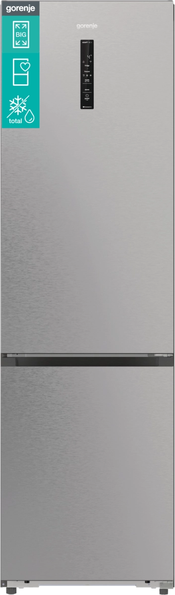 Gorenje G600 NRB620E61X4WFE Pełny No Frost 203cm AdaptTech Zdalne sterowanie Srebrny