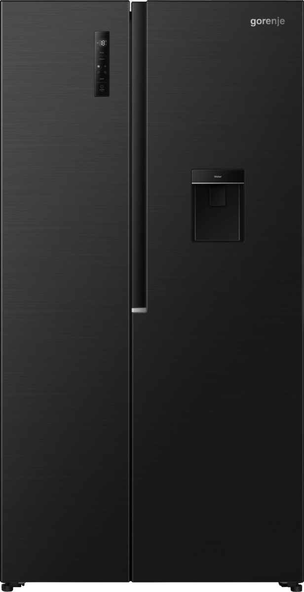 Gorenje G400 SBS NRS917E41BXWD  No Frost Plus 178,6cm MultiFlow SuperCool Komora świeżości Czarny