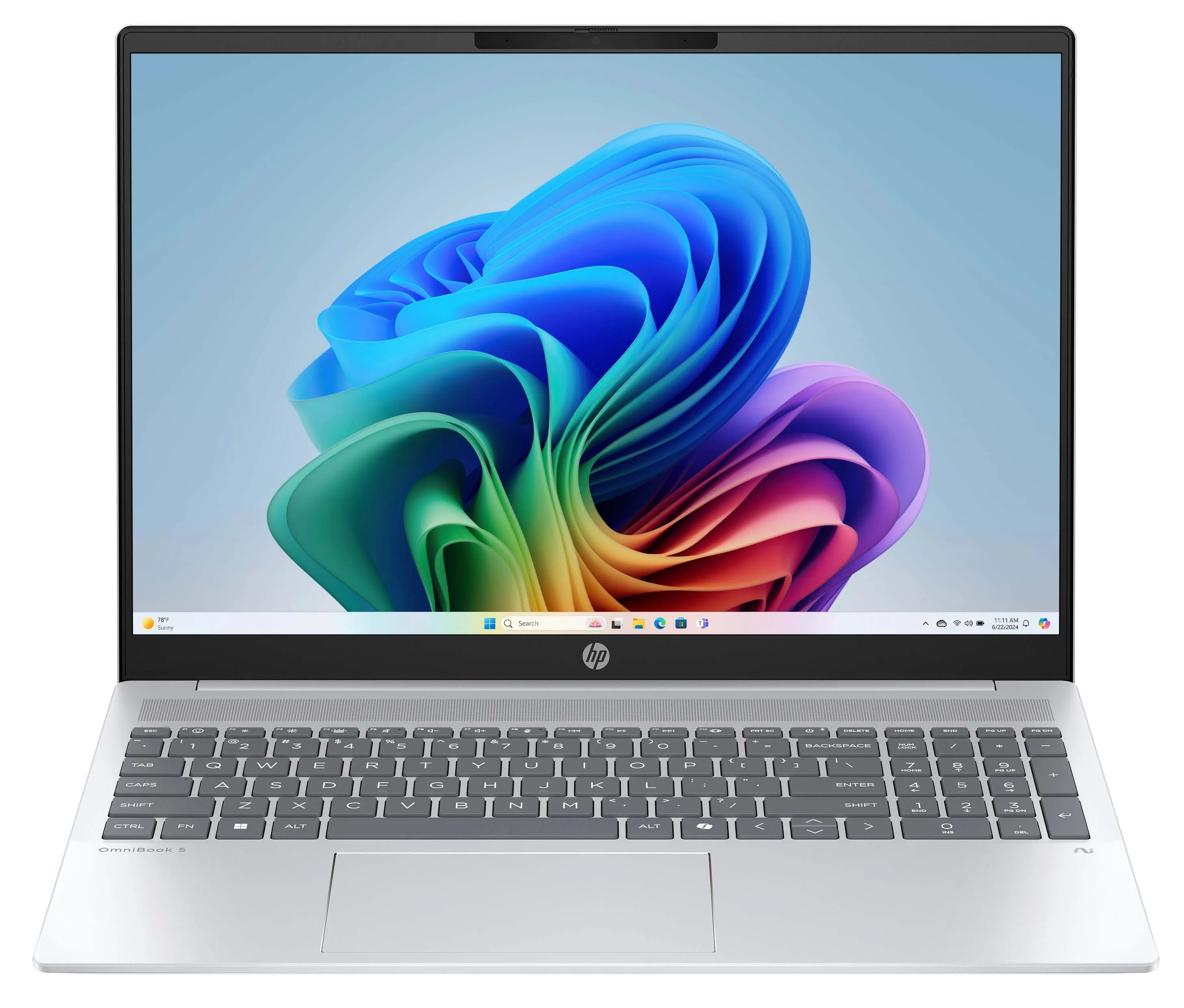 HP OmniBook 5 16-ag1030nw 16" Ryzen AI 7 350 24GB RAM 512GB Dysk SSD Win11 Srebrny Funkcje AI