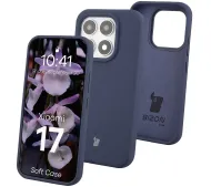 Bizon Soft do Xiaomi 17 Granatowy