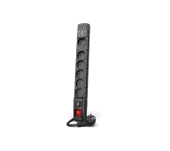 Acar S6 USB-A USB-C 6 gniazd 3m Czarny