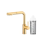 KFA Armatura Duero Pure Basic Pull-Out 6623-114-39 Jasne złoto Stal szlachetna