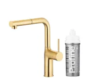 KFA Armatura Duero Pure Move Pull-Out 6623-424-39 Jasne złoto Stal szlachetna