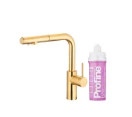 KFA Armatura Duero Pure Basic Pull-Out 6623-115-39 Jasne złoto Stal szlachetna