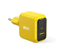 AOHI Magcube PD USB-A USB-C 67W Żółty