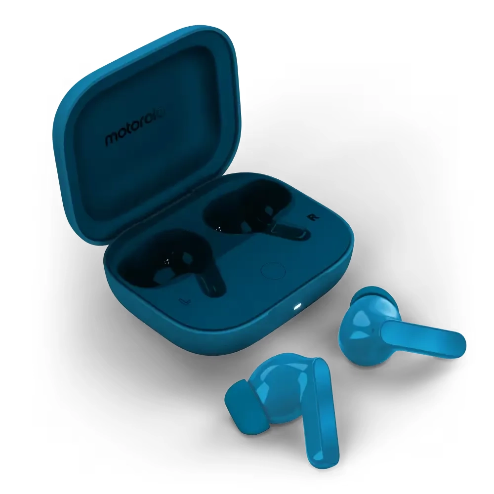 Motorola Moto Buds Bass Blue Jewel Dokanałowe Bluetooth 5.3 Niebieski