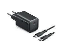 SBS Mini GaN PD USB-C 65W Czarny + kabel USB-C