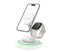 Tech-Protect QI15W-A46 3w1 MagSafe Biały