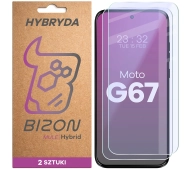 Bizon elastyczne Hybrid Mule Duo do Motorola Moto G67 5G 2 sztuki