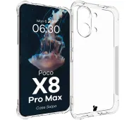 Bizon Case Salpa do Xiaomi POCO X8 Pro Max Przezroczysty