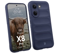 Bizon Case Tur do Xiaomi POCO X8 Pro Granatowy