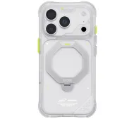 Skinarma Saturn MagSafe + Rotating Kick Stand do iPhone 18 Pro / 17 Pro Przezroczysty